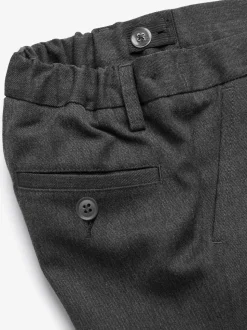 Gris - Short d'école à devant plat (3-14ans)