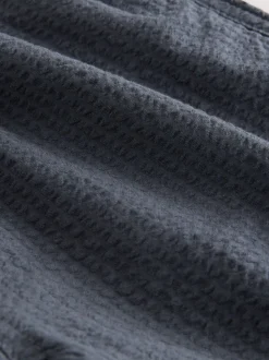 Gris - Short tissé texturé 100% coton (3-16ans)