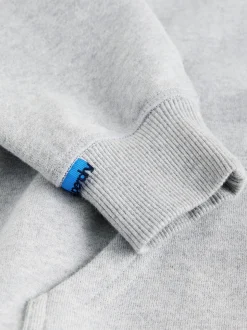 Gris - Superdry Sweat à capuche Essentiel