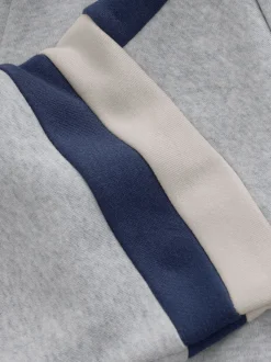 Gris - Sweat-shirt Color-block à Col cheminée (3-16ans)