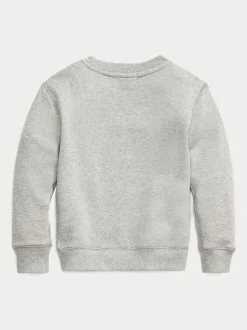 Gris - Sweat-shirt Polo Ralph Lauren Garçons en jersey à logo