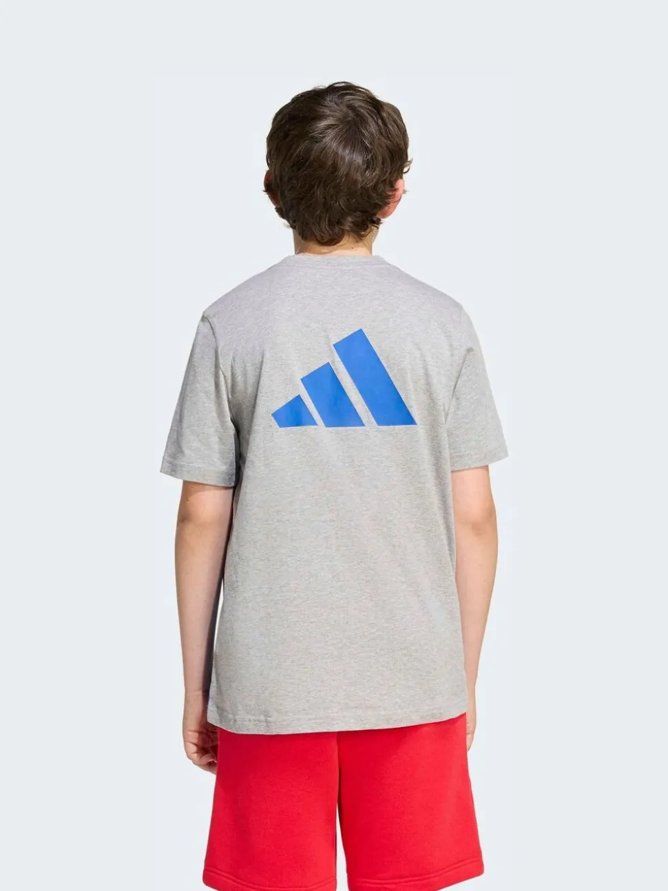 Gris - T-shirt adidas Color-block