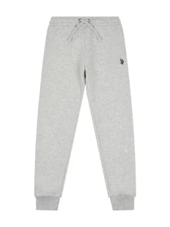 Gris - U.S. Polo Assn. Double Horsemen Garçons 100% Coton Joggers