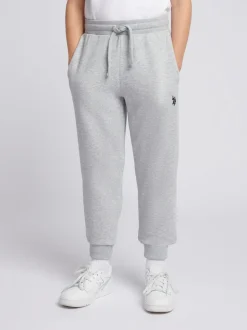 Gris - U.S. Polo Assn. Survêtement Garçons Double Horsemen Loopback