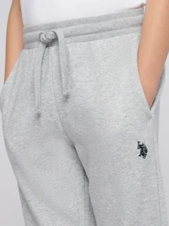Gris - U.S. Polo Assn. Survêtement Garçons Double Horsemen Loopback