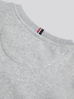Gris - U.S. Polo Assn. Sweat-shirt à col rond Double Horsemen