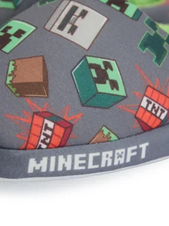 Gris - Vanilla Underground Minecraft Pantoufles Garçons