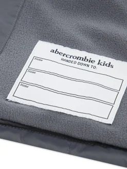 Gris - Veste hybride légère à logo Abercrombie & Fitch