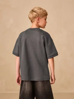 Gris anthracite S’abonner - T-shirt graphique Imprimé Heavyweight Manchester Courts (3-16ans)