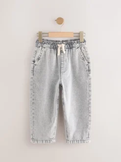 Gris clair - 100% coton léger à enfiler Jeans (3-16ans)