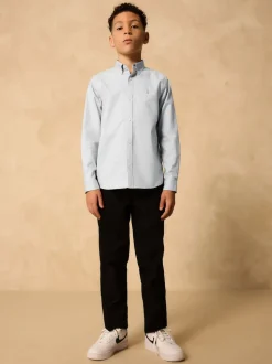 Gris clair - Chemise Oxford (3-16ans)