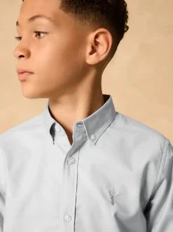 Gris clair - Chemise Oxford (3-16ans)
