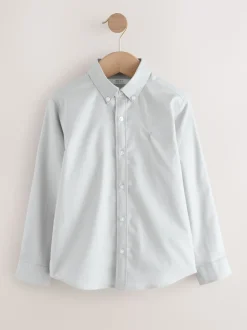 Gris clair - Chemise Oxford (3-16ans)