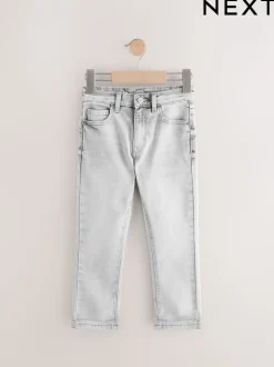 Gris clair - Jeans extensibles (3-17yrs)
