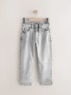 Gris clair - Jeans extensibles (3-17yrs)