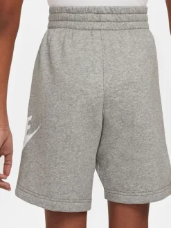 Gris clair - Shorts en molleton Français terry Nike Club