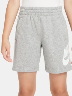 Gris clair - Shorts en molleton Français terry Nike Club