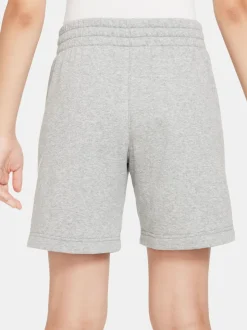 Gris clair - Shorts en molleton Français terry Nike Club
