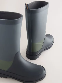 Gris de charbon de bois - Bottes en caoutchouc