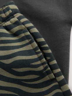 Gris de charbon de bois - Ensemble Sweat-shirt à capuche et Joggers (3mths-7yrs)