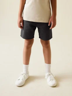 Gris de charbon de bois - Short Chino (3-16ans)