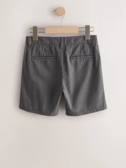 Gris de charbon de bois - Short Chino (3-16ans)