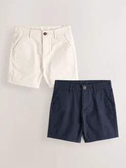 Gris de charbon de bois - Short Chino (3-16ans)