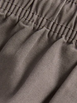 Gris de charbon de bois - Cargo court à poche ample (3-16ans)