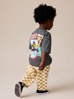 Gris de charbon de bois - T-shirt Looney Tunes manches courtes (3 mois-8 ans)