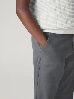 Gris de charbon de bois - Pantalon chino extensible (3-17ans)