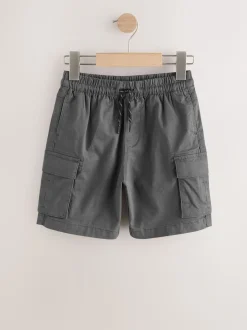 Gris de charbon de bois - Short cargo (3-16ans)