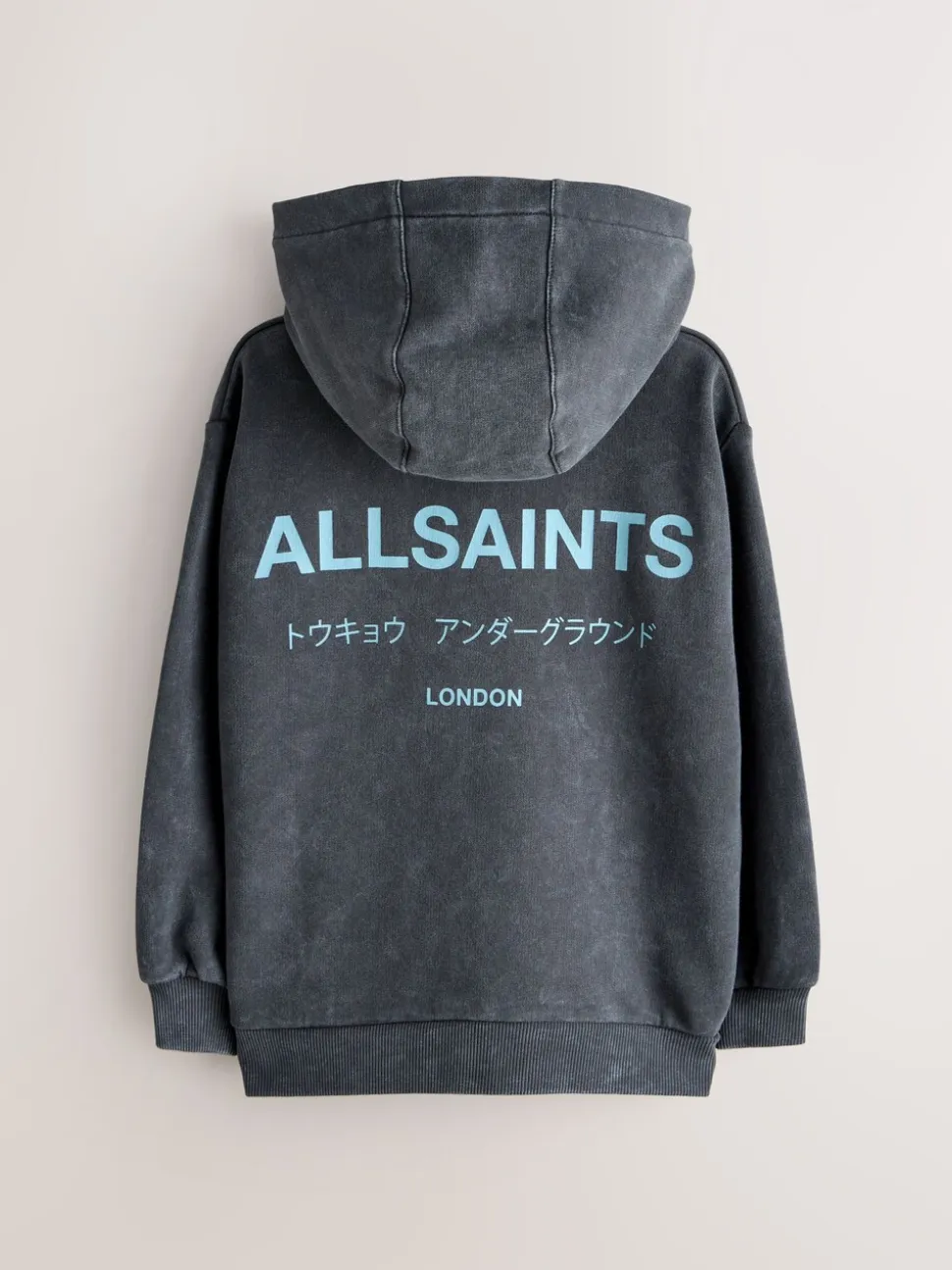 Gris délavé - SmallSaints Oversized Underground Pullover Sweat-shirt à capuche