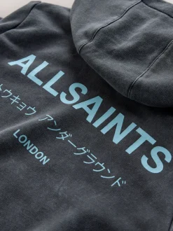 Gris délavé - SmallSaints Oversized Underground Pullover Sweat-shirt à capuche