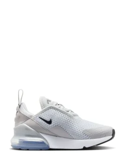 Gris et argenté - Nike Junior Air Max 270 Trainers