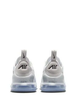 Gris et argenté - Nike Junior Air Max 270 Trainers