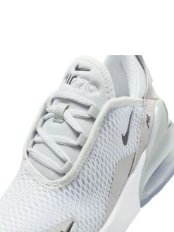 Gris et argenté - Nike Junior Air Max 270 Trainers