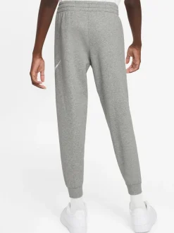 Gris foncé chiné - Jogging Nike Club en polaire à logo