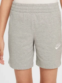 Gris foncé chiné - Nike Vêtements de sport Club Shorts