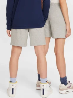 Gris foncé chiné - Nike Vêtements de sport Club Shorts