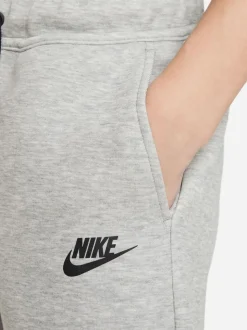 Gris foncé chiné - Short Nike Tech en molleton