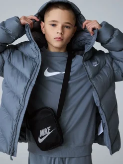 Gris fumé - Veste matelassée Nike