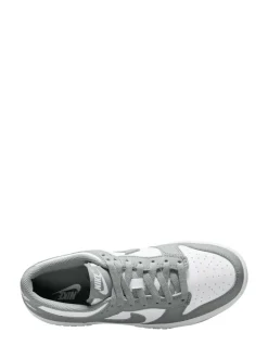 Gris fumé/blanc - Nike Youth Dunk Low Trainers