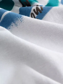 Gris Graffiti - T-shirt graphique Manches courtes Relaxed Fit (3-16yrs)