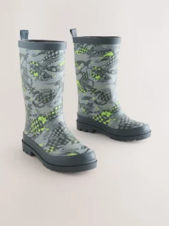 Gris imprimé - Bottes en caoutchouc