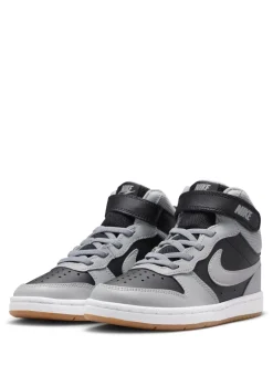 Gris marron - Nike Junior Court Borough Mid Trainers