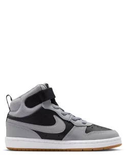 Gris marron - Nike Junior Court Borough Mid Trainers