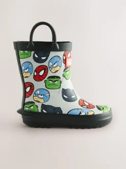 Gris Marvel - Bottes de pluie à poignée