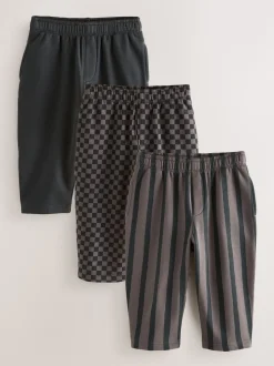 Gris Noir/anthracite - Joggings Jambe large en jersey (3mois à7ans)