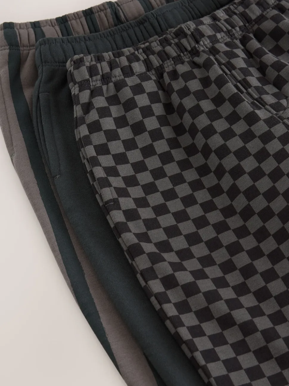 Gris Noir/anthracite - Joggings Jambe large en jersey (3mois à7ans)