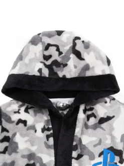 Gris Playstation™ - Peignoir Vanilla Underground unisexe en polaire pour enfant